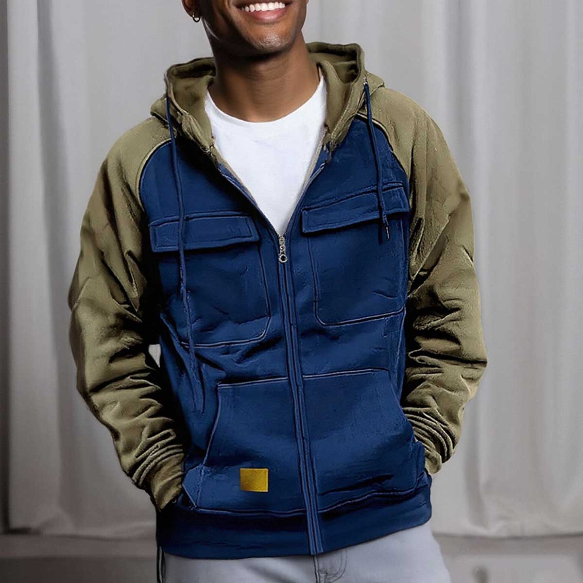 【S-3XL】Nowa męska bluza z kapturem na jesień/zimę o luźnym kroju