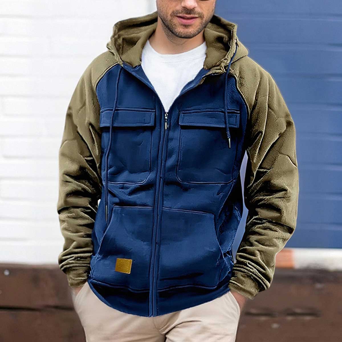 【S-3XL】Nowa męska bluza z kapturem na jesień/zimę o luźnym kroju