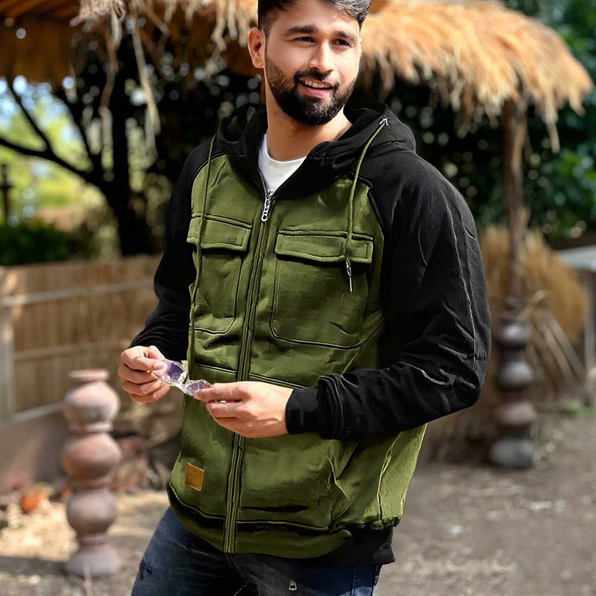 【S-3XL】Nowa męska bluza z kapturem na jesień/zimę o luźnym kroju